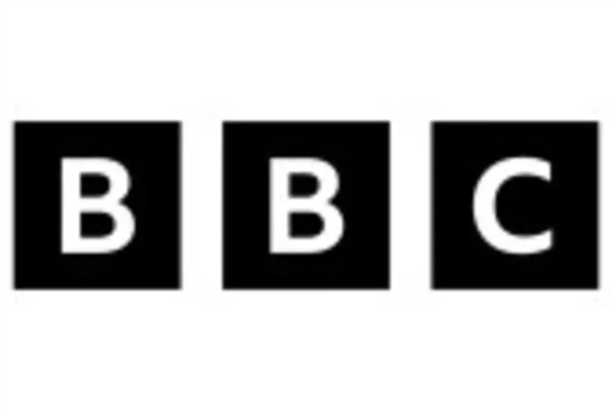Logo de la BBC con letras blancas sobre fondo negro