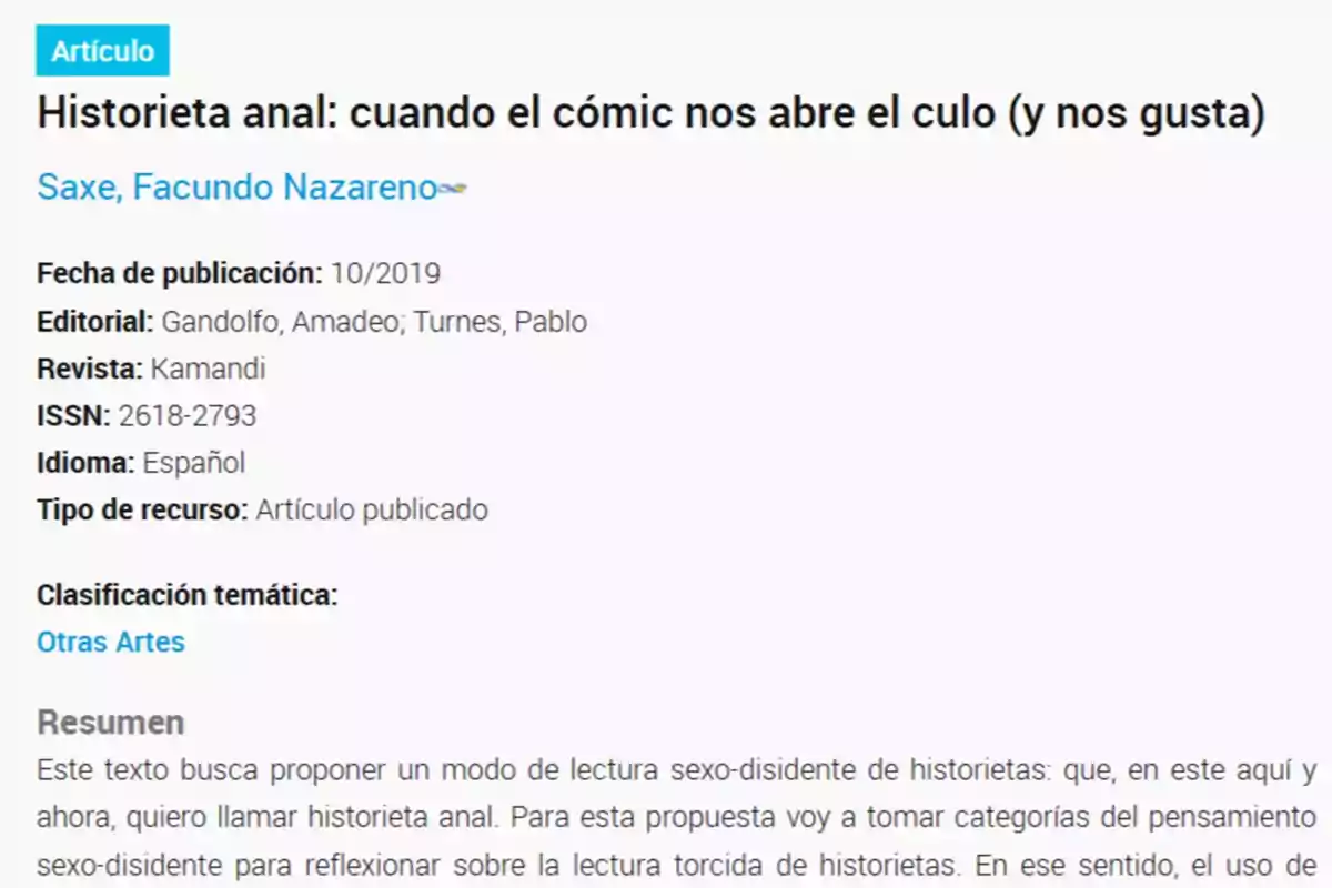 Captura de pantalla de un artículo académico titulado Captura de pantalla de un artículo académico titulado