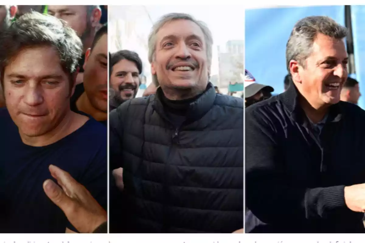 Tres hombres en diferentes situaciones públicas, cada uno en una imagen separada, con expresiones faciales distintas y rodeados de personas. Tres hombres en diferentes situaciones públicas, cada uno en una imagen separada, con expresiones faciales distintas y rodeados de personas.