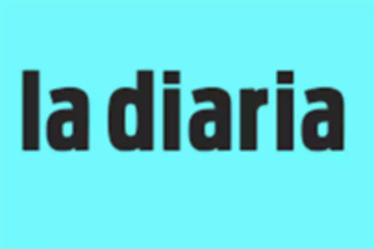 La diaria text in black letters on a light blue background La diaria text in black letters on a light blue background