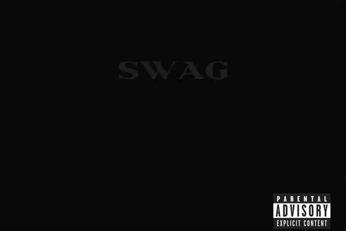 Black cover with the word SWAG in the center and an explicit content warning in the bottom right corner Black cover with the word SWAG in the center and an explicit content warning in the bottom right corner