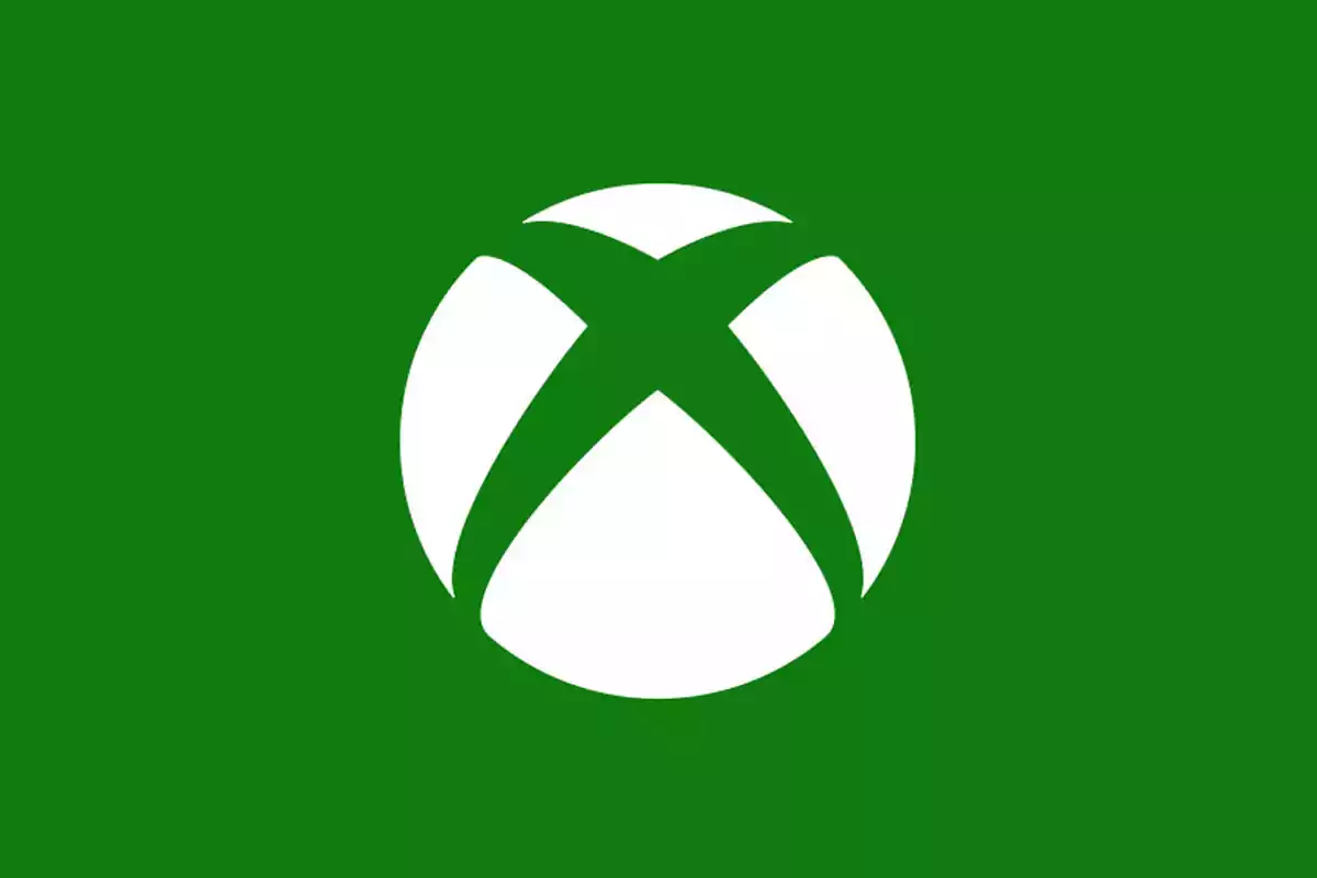 Xbox logo in white on a green background Xbox logo in white on a green background