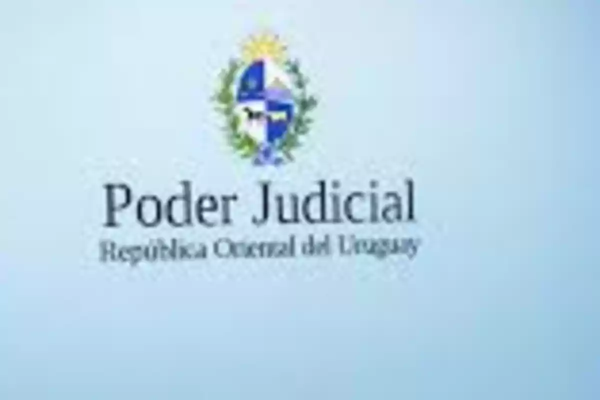 Logo of the Judiciary of the Oriental Republic of Uruguay on a light blue background Logo of the Judiciary of the Oriental Republic of Uruguay on a light blue background