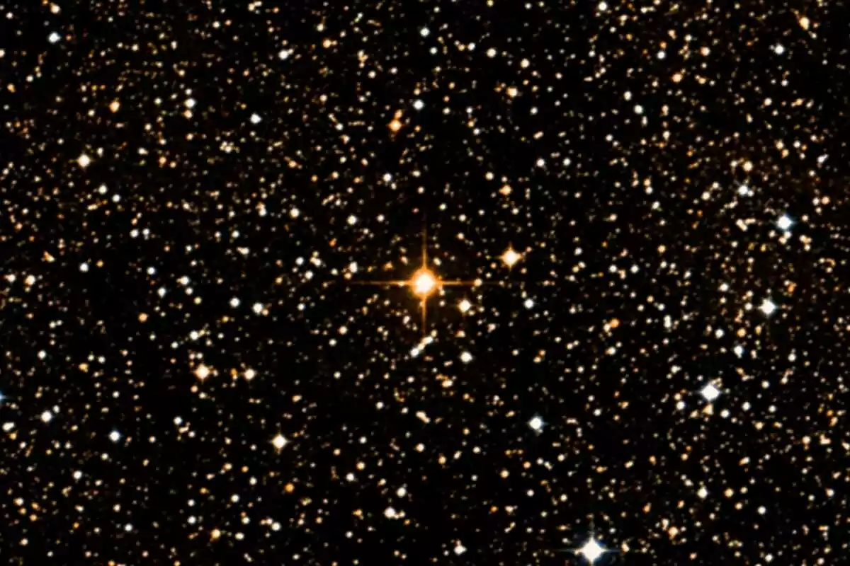 Night sky full of stars shining in space Night sky full of stars shining in space