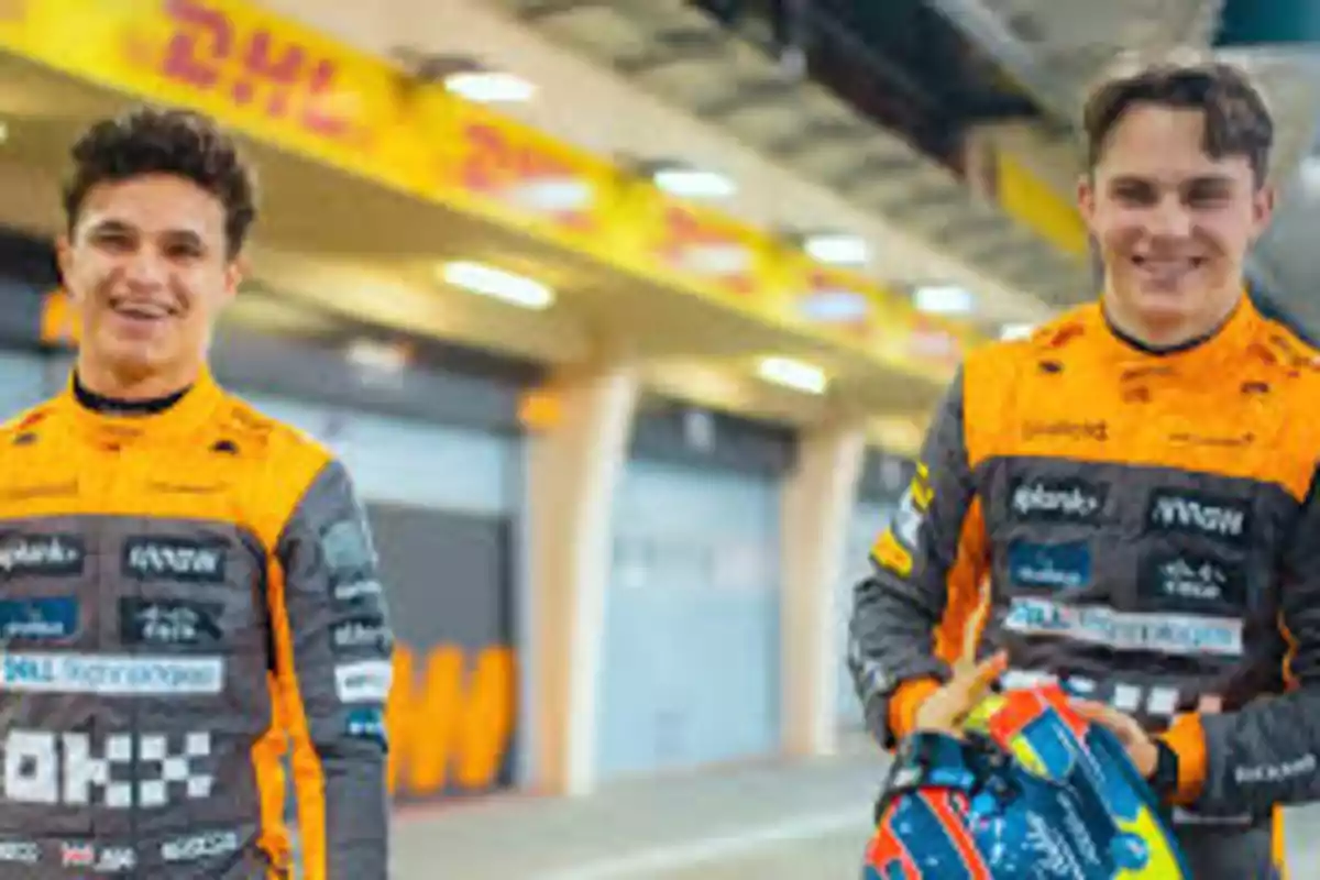 Lando Norris y Oscar Piastri