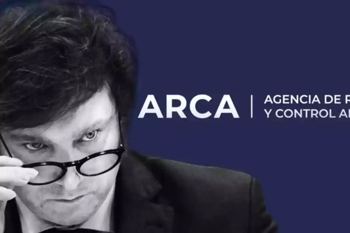 Man with glasses looking forward next to the text ARCA Regulation and Control Agency.