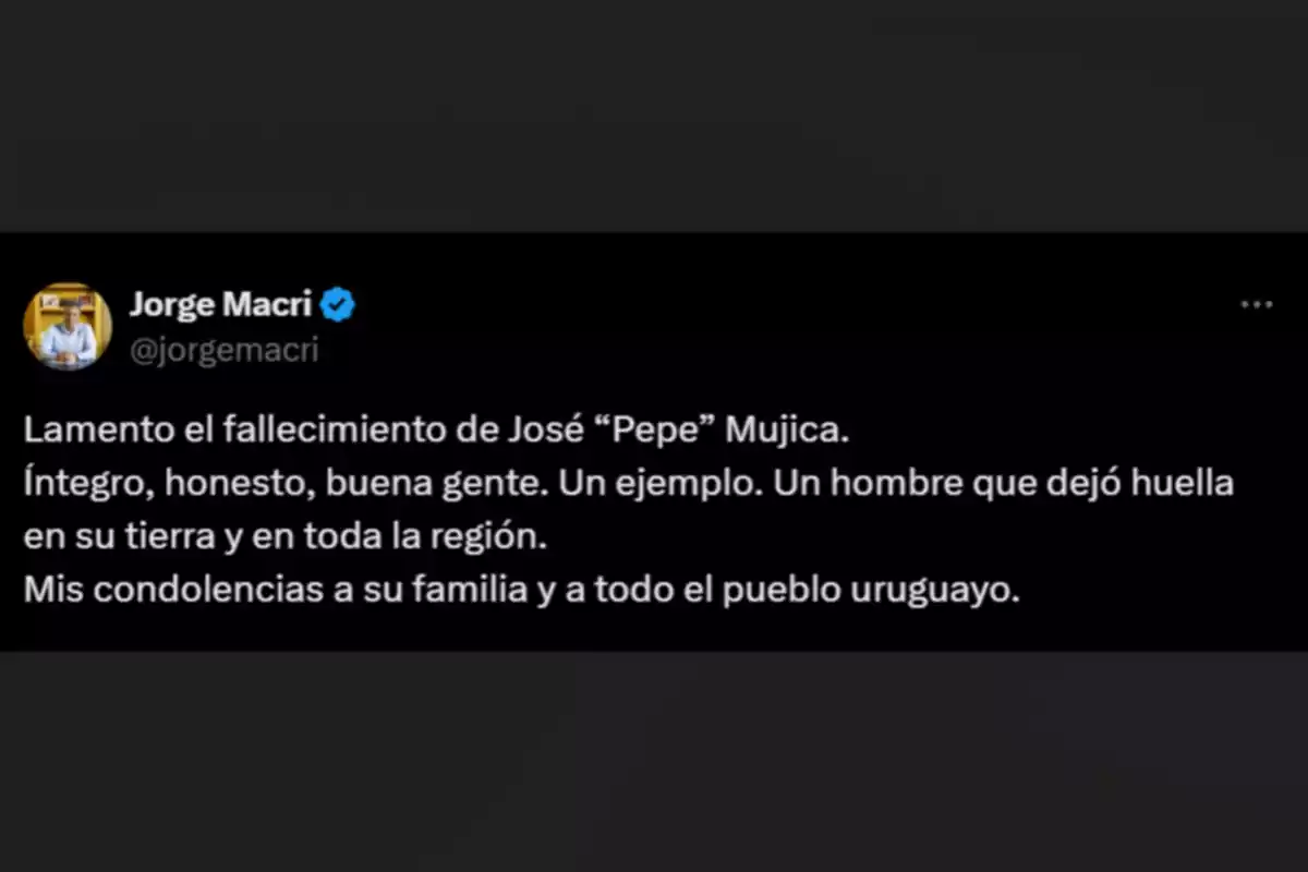 Lamento el fallecimiento de José 