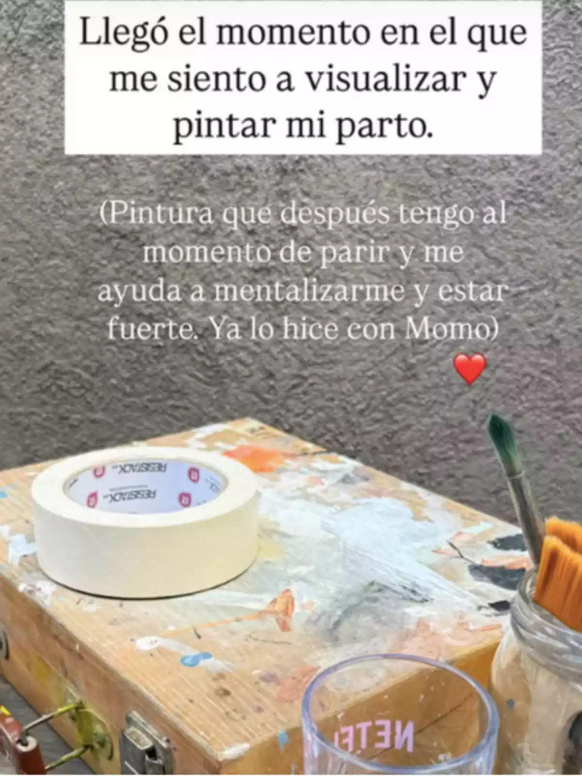 Llegó el momento de visualizar y pintar mi parto, una práctica que me ayuda a mentalizarme y estar fuerte, como ya lo hice antes. Llegó el momento de visualizar y pintar mi parto, una práctica que me ayuda a mentalizarme y estar fuerte, como ya lo hice antes.
