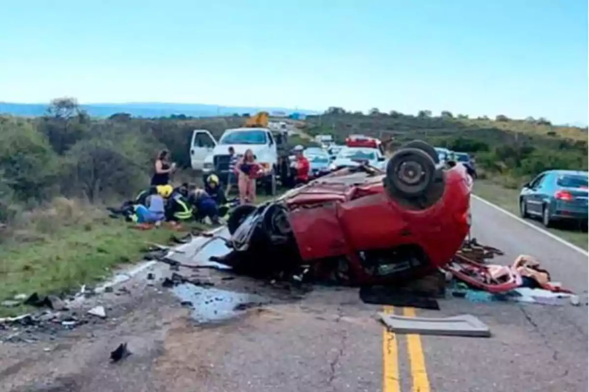 Accidente vial que le costó la vida a Alejandra Bengoa Accidente vial que le costó la vida a Alejandra Bengoa