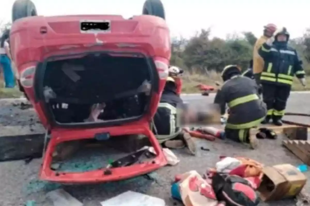 Accidente vial que le costó la vida a Alejandra Bengoa Accidente vial que le costó la vida a Alejandra Bengoa