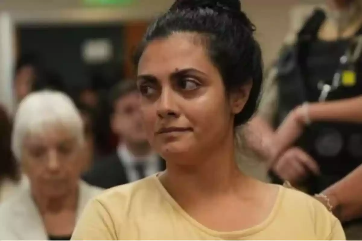Brenda Agüero, principal acusada de la causa. Está investigada por suministrarle inyecciones de potasio a recién nacidos