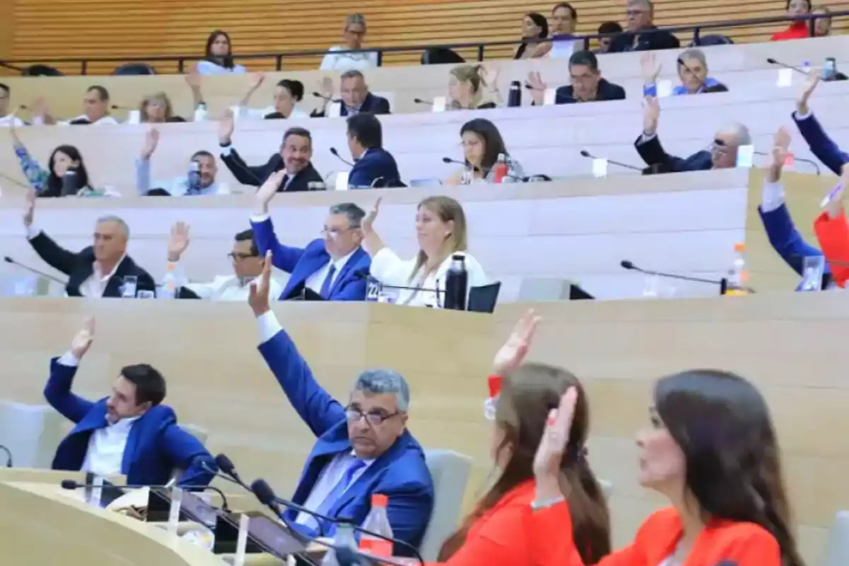 Prácticamente todos los legisladores votaron a favor de comprometer el equilibrio fiscal Prácticamente todos los legisladores votaron a favor de comprometer el equilibrio fiscal