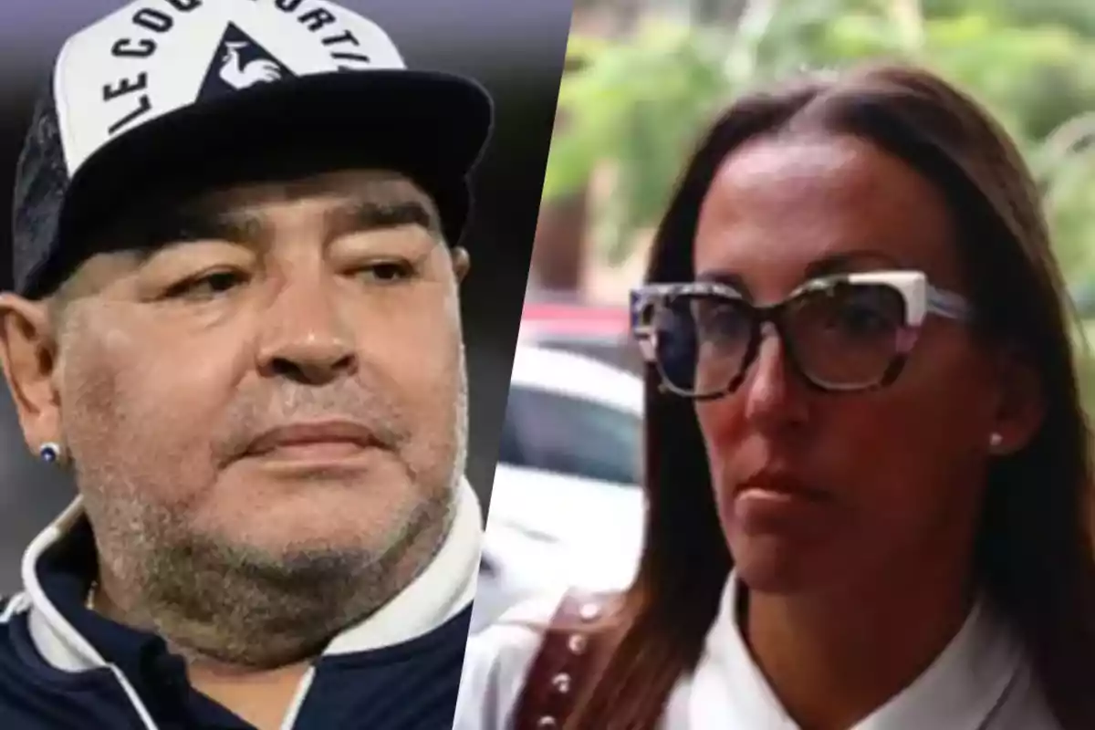 Dos personas en un montaje fotográfico, una lleva gorra y la otra gafas.