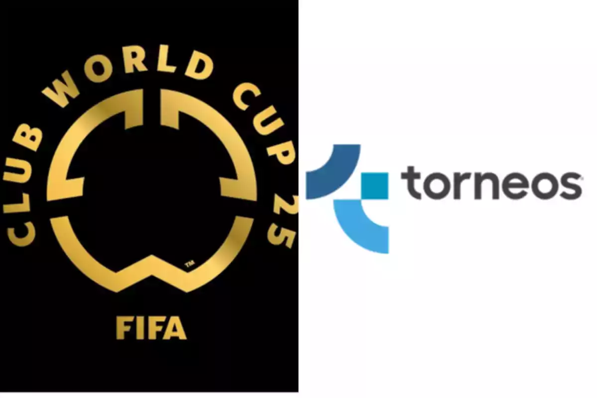 Logos del Club World Cup 2025 de FIFA y de la empresa Torneos.