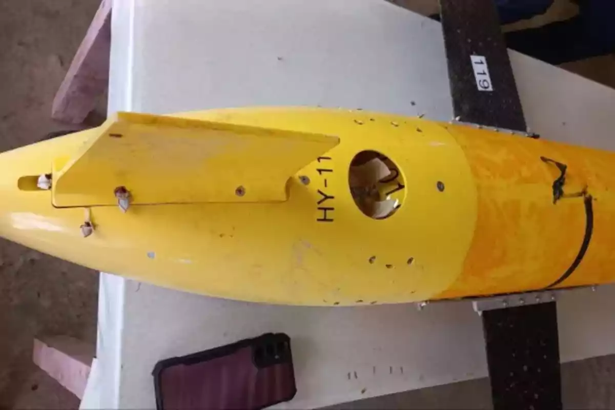 Pescadores filipinos encontraron flotando un dron espía submarino chino