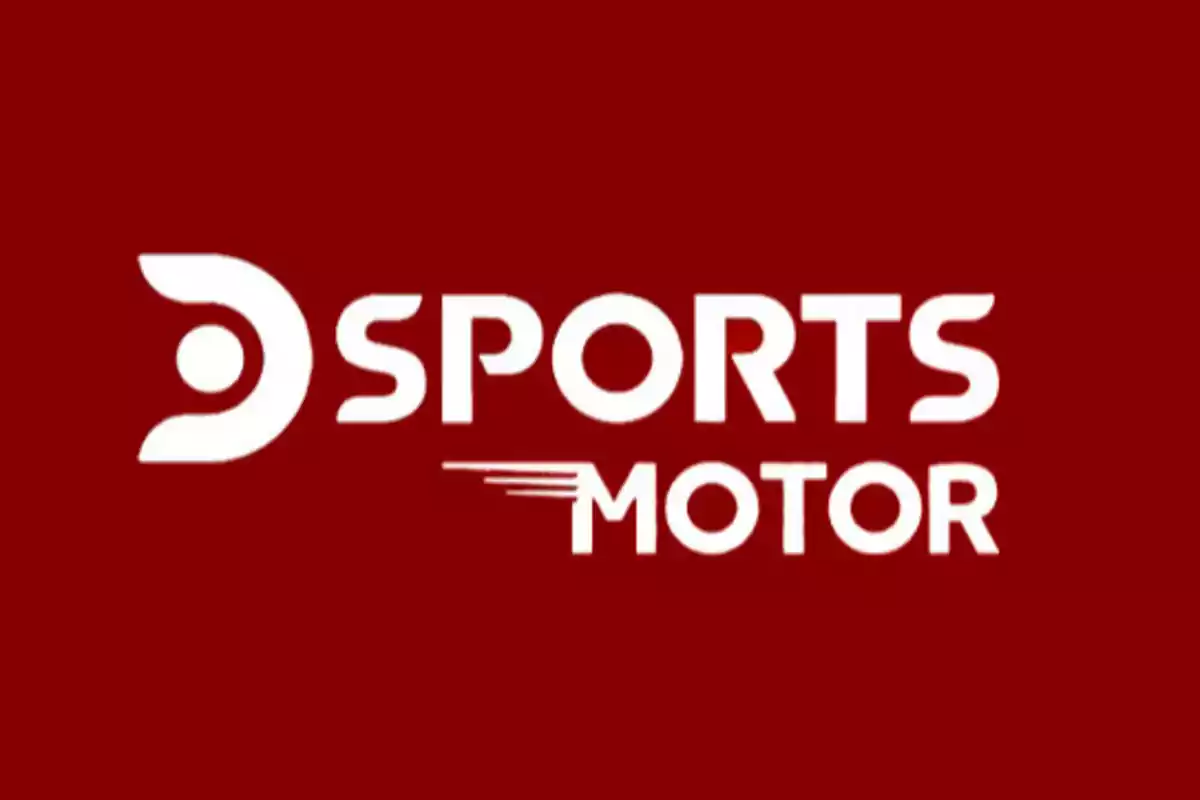 Logotipo de Sports Motor en fondo rojo con texto blanco. Logotipo de Sports Motor en fondo rojo con texto blanco.
