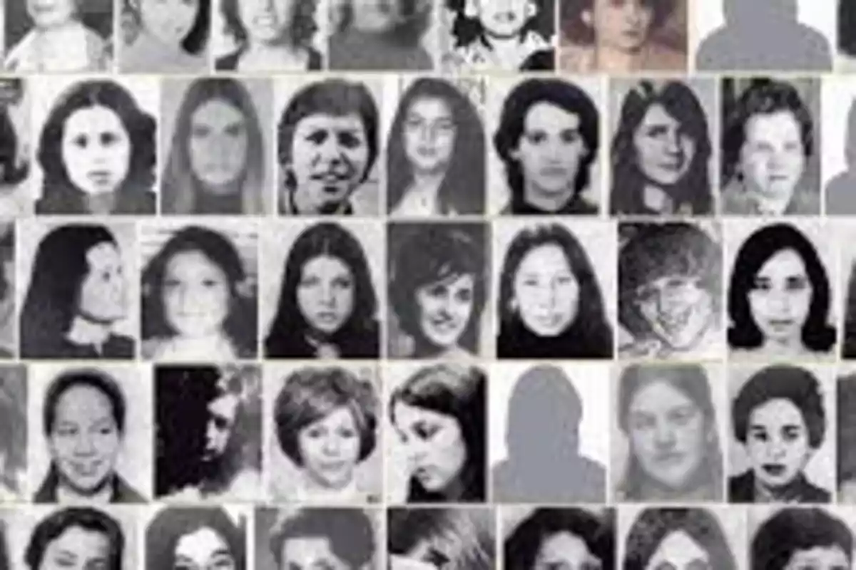 A collage of black and white portraits of various people, some of whom are depicted with gray silhouettes. A collage of black and white portraits of various people, some of whom are depicted with gray silhouettes.