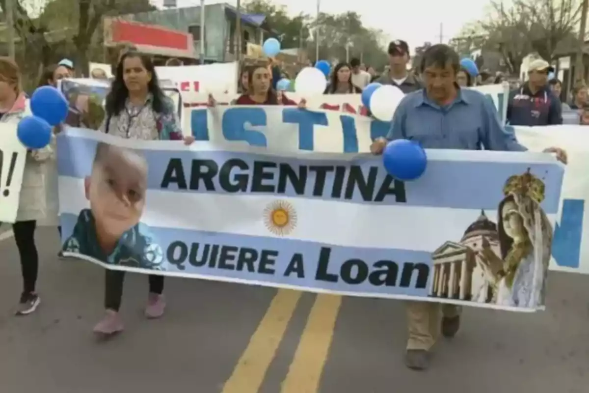 Marcha por Loan