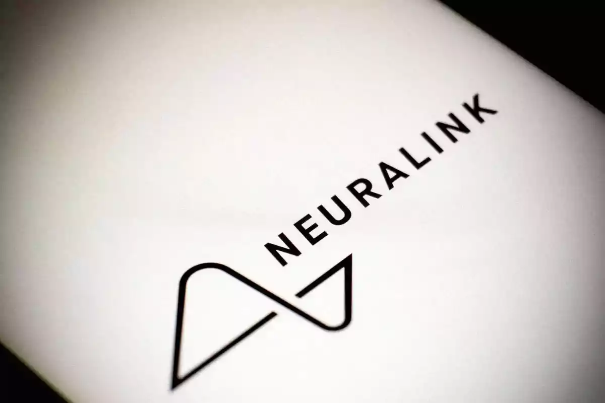 Logotipo de Neuralink en un fondo blanco. Logotipo de Neuralink en un fondo blanco.