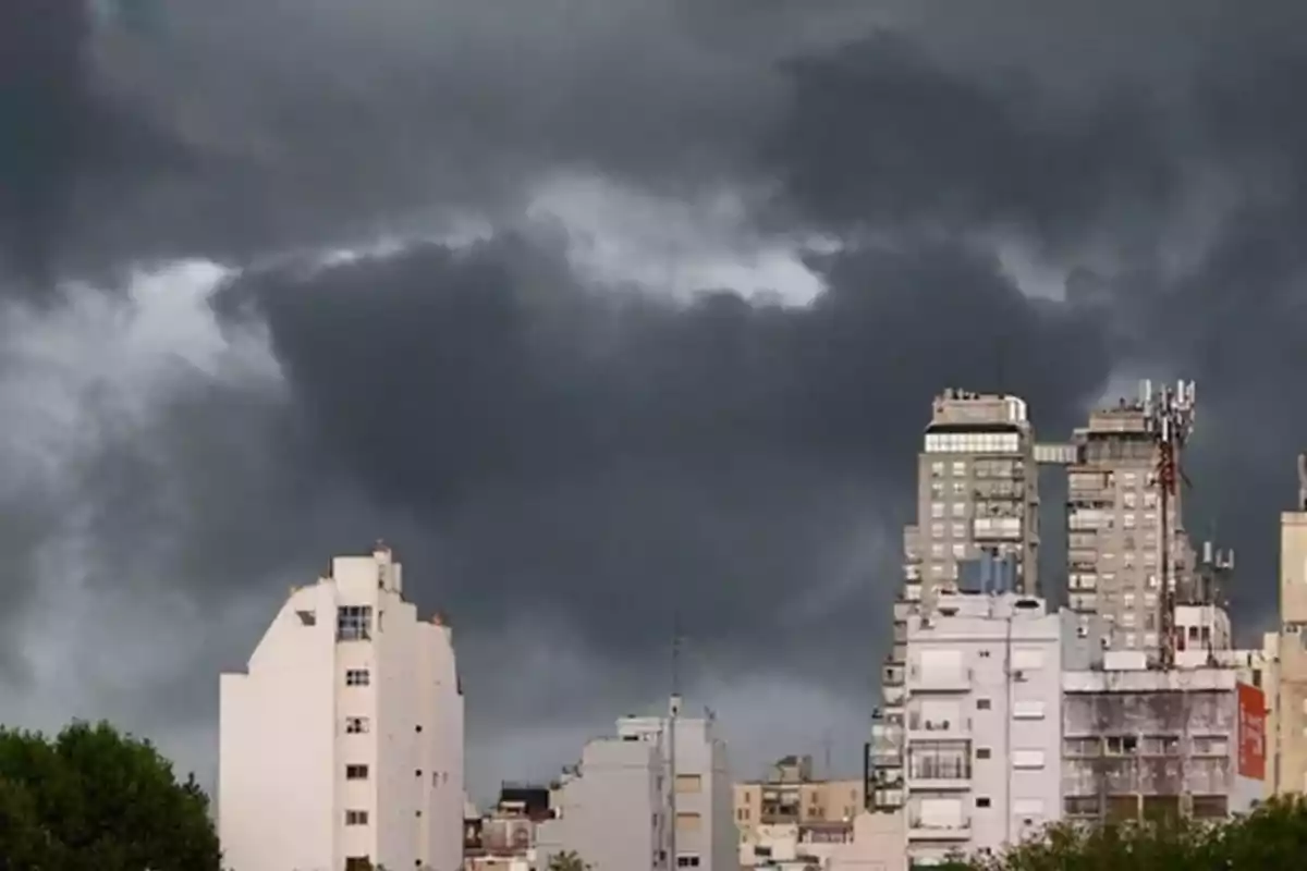 Tormenta de Santa Rosa en Argentina