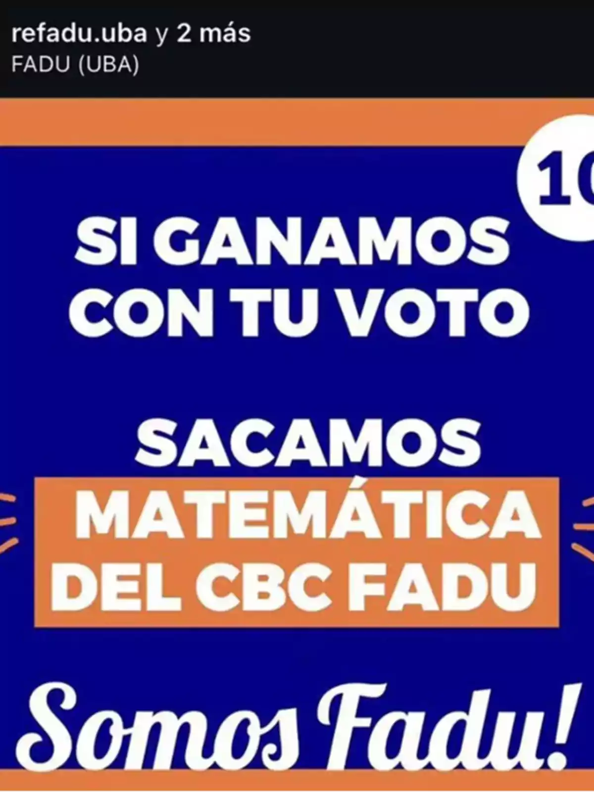 La propuesta de Somos FADU que generó polémica en las redes