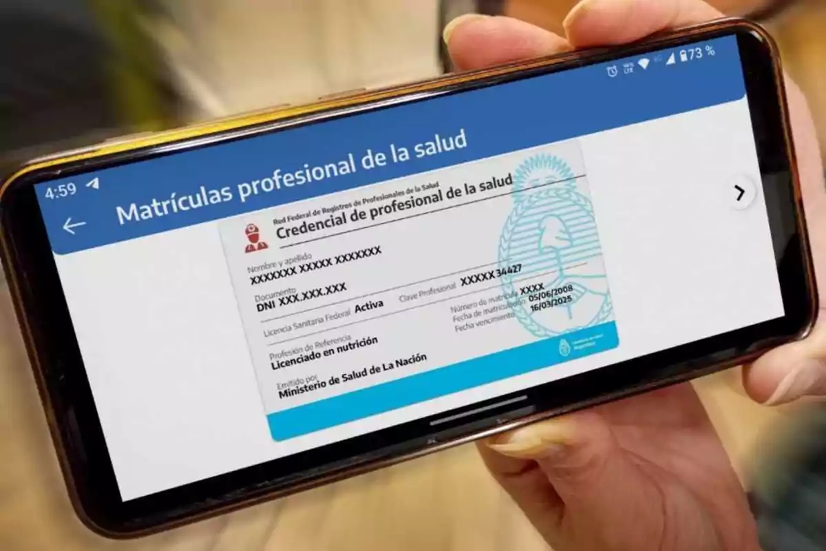 A partir de hoy, las matrículas de los profesionales de la salud serán digitales