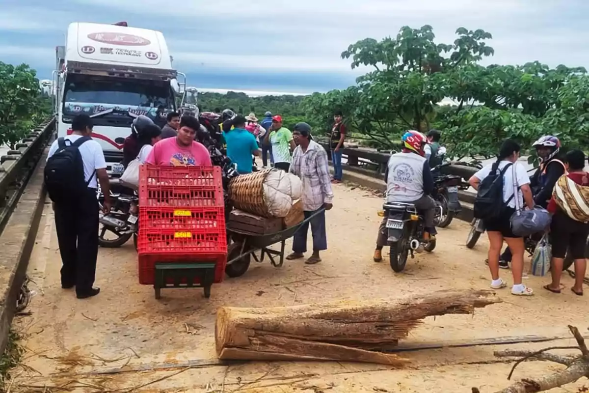 bloqueo en yapacani