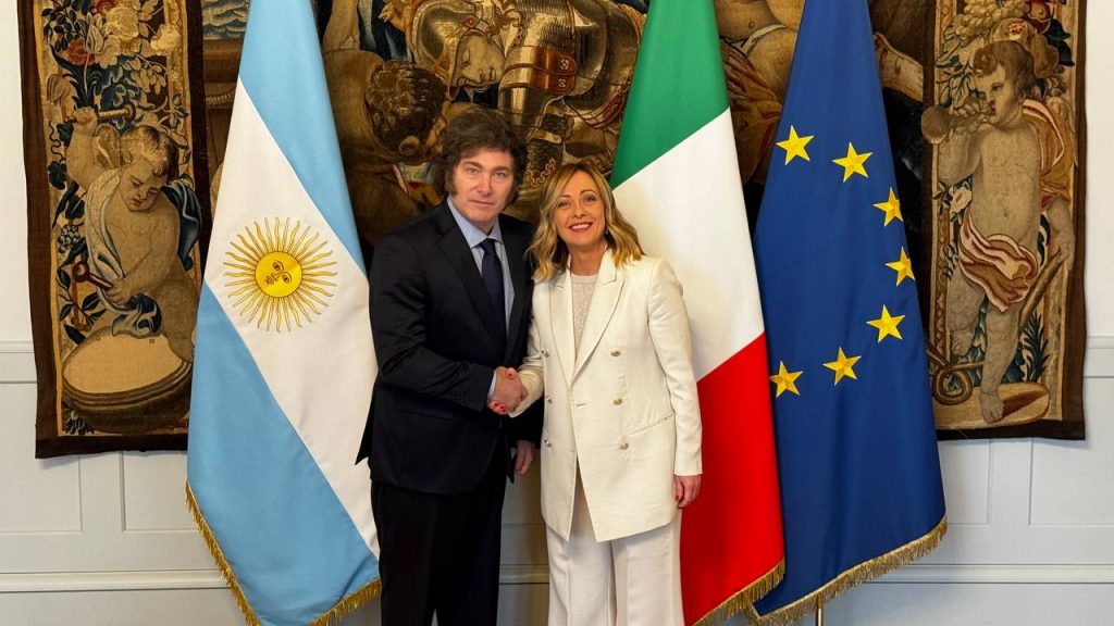 Milei se reunió con Giorgia Meloni en Roma y alinearon agendas para destrabar inversiones y profundizar los lazos económicos